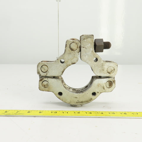 3" ID Steel Hinged Quick Connect Coupling 1-1/4" Hex Head Tightener