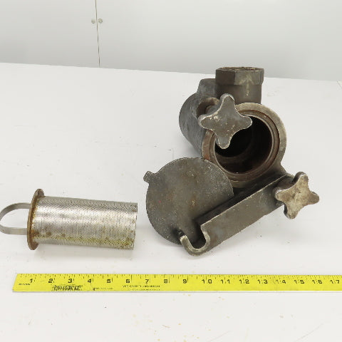 SE 1-1/2" NPT Iron Basket Strainer 125 FP2