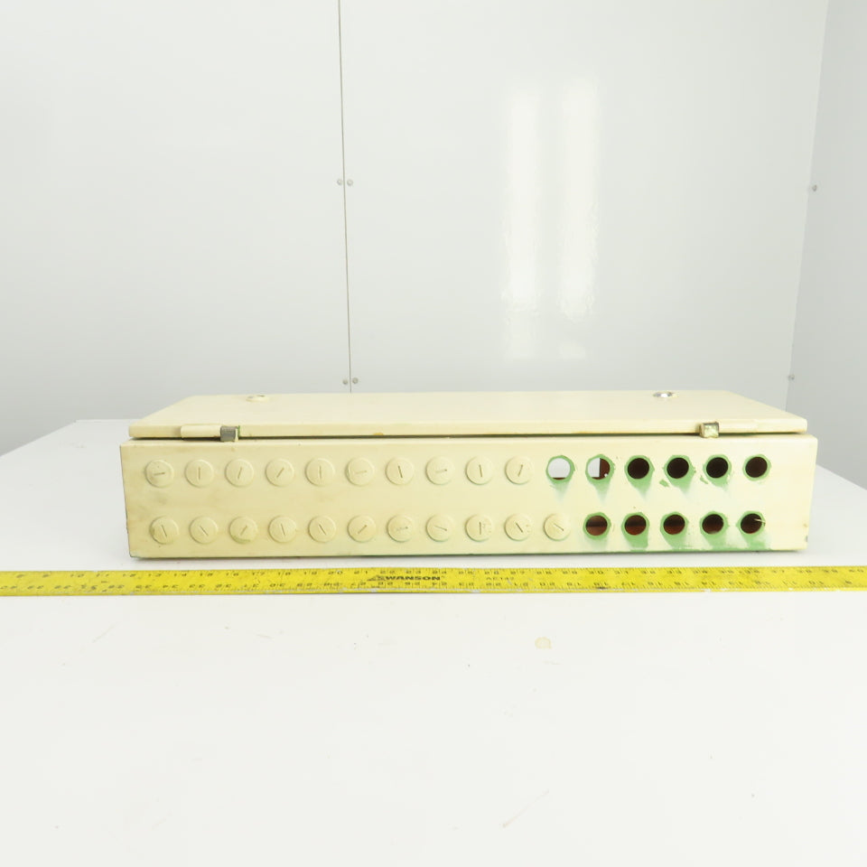 27-1/2" x 8-3/4" x 5" Wall Mount Electrical Enclosure/Junction Box Hinged Door