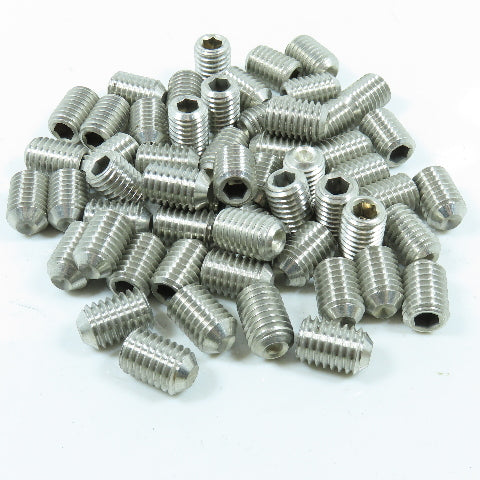 1/2"-13 x 3/4" Stainless Steel Cup Point Set Screw Bolt Lot of 55