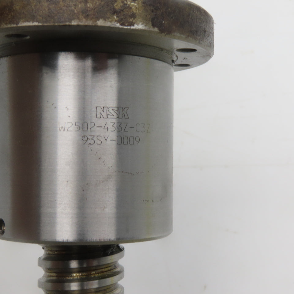 NSK W2502-433Z-C37 25mm Ball Screw Nut Assembly 200mm Travel 17mm Shaft