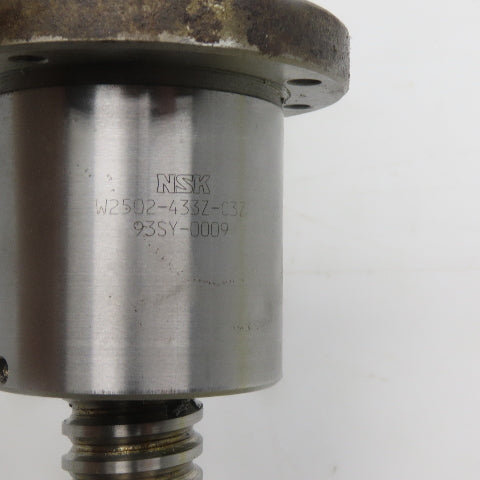 NSK W2502-433Z-C37 25mm Ball Screw Nut Assembly 200mm Travel 17mm Shaft