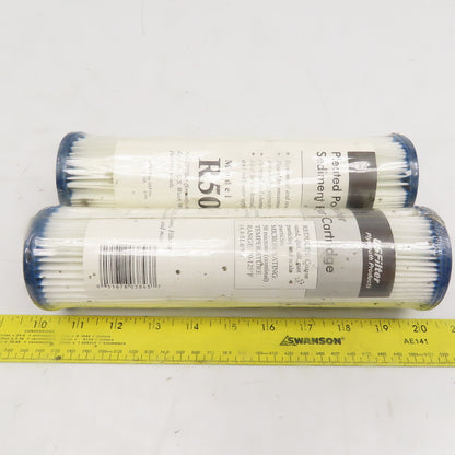 US Filter R50 Pleated Polyester Sediment Filter Cartridge Lot Of 2