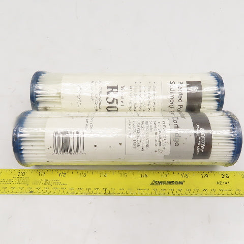 US Filter R50 Pleated Polyester Sediment Filter Cartridge Lot Of 2