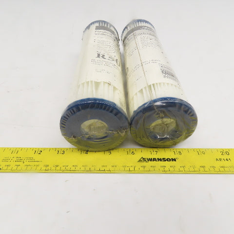 US Filter R50 Pleated Polyester Sediment Filter Cartridge Lot Of 2