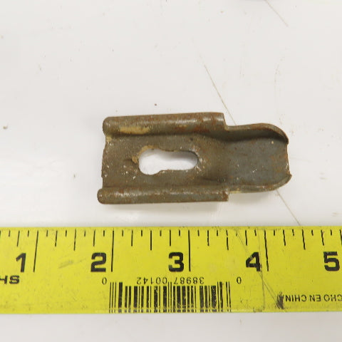 Teardrop Style Replacement Shelf Clips 1-1/4" W 2-9/16" OAL For 3/8" Pegs Lot/10