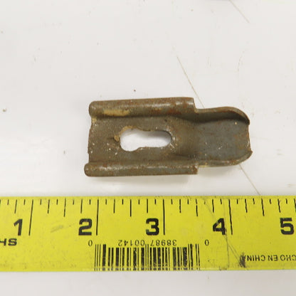 Teardrop Style Replacement Shelf Clips 1-1/4" W 2-9/16" OAL For 3/8" Pegs Lot/10