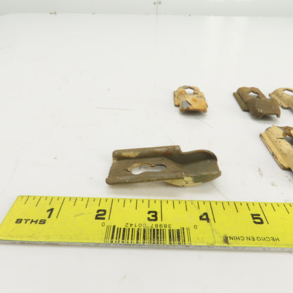 Teardrop Style Replacement Shelf Clips 1-1/4" W 2-9/16" OAL For 3/8" Pegs Lot/10