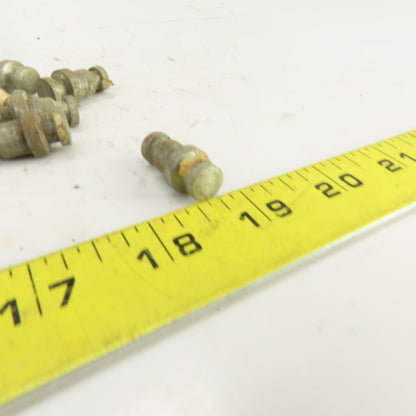 Teardrop Style Drop-In Shelf Pegs 3/8" Stud 1" OAL Lot Of 38