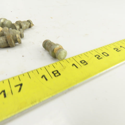 Teardrop Style Drop-In Shelf Pegs 3/8" Stud 1" OAL Lot Of 38