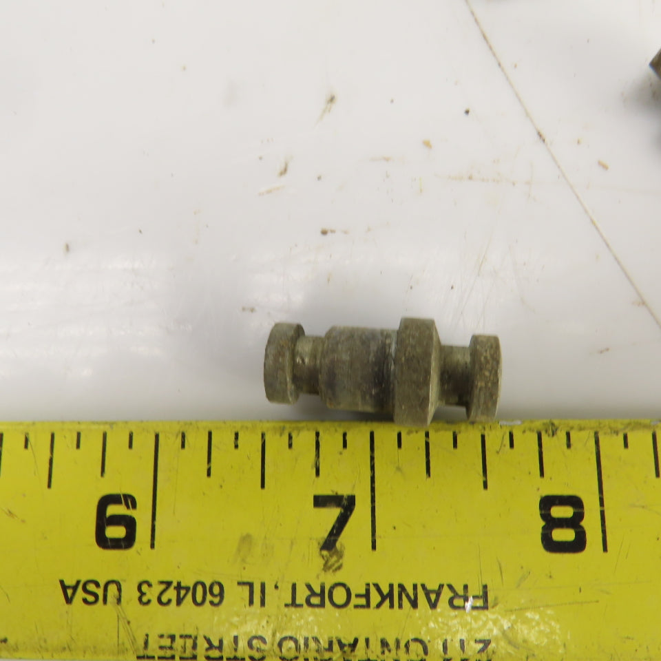 Teardrop Style Drop-In Shelf Pegs 3/8" Stud 1" OAL Lot Of 38