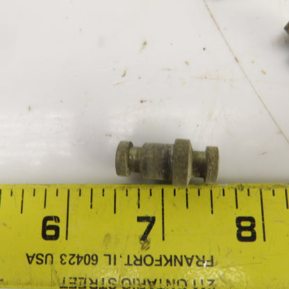 Teardrop Style Drop-In Shelf Pegs 3/8" Stud 1" OAL Lot Of 38