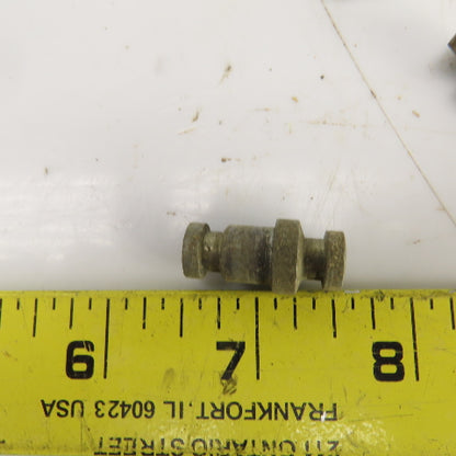 Teardrop Style Drop-In Shelf Pegs 3/8" Stud 1" OAL Lot Of 38