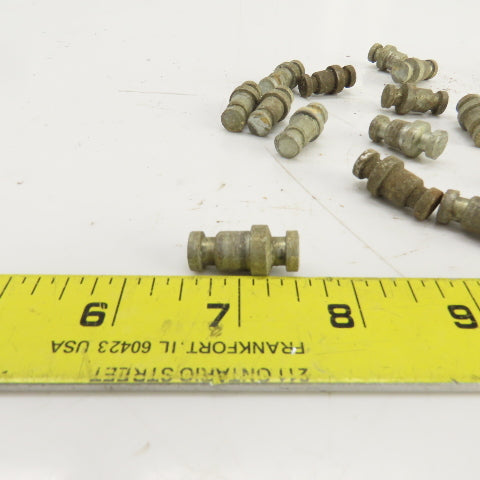 Teardrop Style Drop-In Shelf Pegs 3/8" Stud 1" OAL Lot Of 38