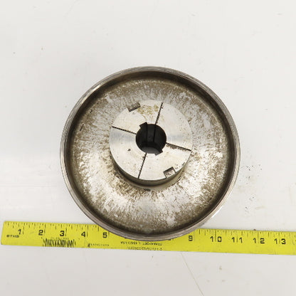 7-1/2" OD 1-3/4" W Shoulderless Flat Belt Drive Pulley 1-3/16" Bushed Bore