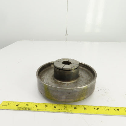 7-1/2" OD 1-3/4" W Shoulderless Flat Belt Drive Pulley 1-3/16" Bushed Bore