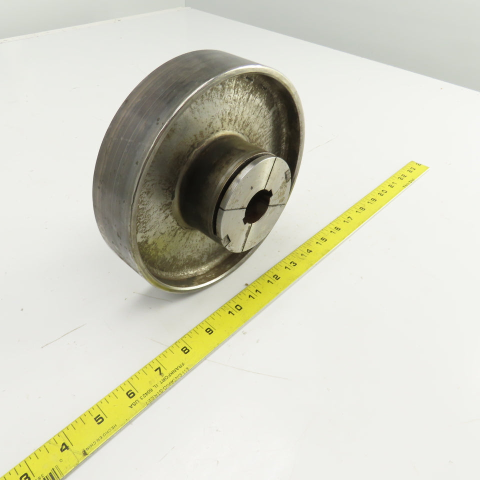 7-1/2" OD 1-3/4" W Shoulderless Flat Belt Drive Pulley 1-3/16" Bushed Bore