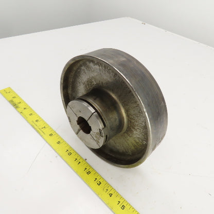 7-1/2" OD 1-3/4" W Shoulderless Flat Belt Drive Pulley 1-3/16" Bushed Bore