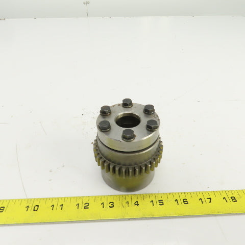 36 Tooth Sprocket Coupling Hub 3" OD 1-3/8" Smooth Bore