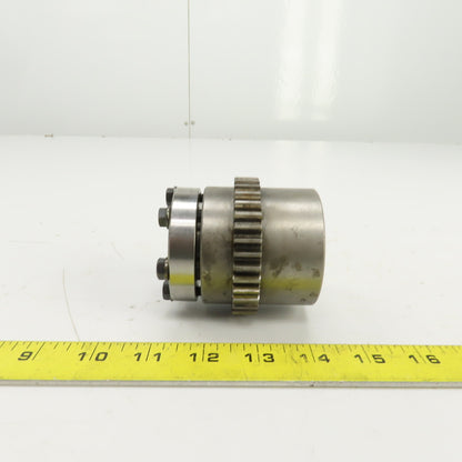 36 Tooth Sprocket Coupling Hub 3" OD 1-3/8" Smooth Bore