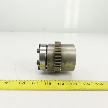 36 Tooth Sprocket Coupling Hub 3" OD 1-3/8" Smooth Bore