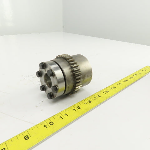 36 Tooth Sprocket Coupling Hub 3" OD 1-3/8" Smooth Bore