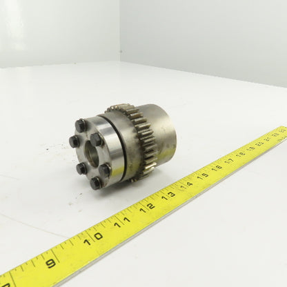 36 Tooth Sprocket Coupling Hub 3" OD 1-3/8" Smooth Bore