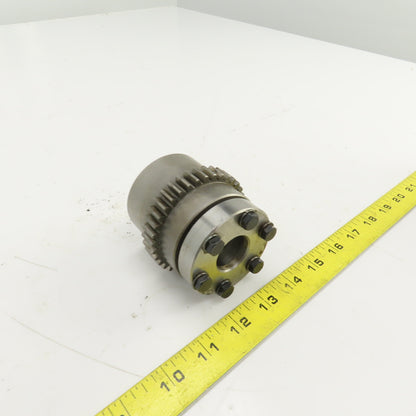 36 Tooth Sprocket Coupling Hub 3" OD 1-3/8" Smooth Bore