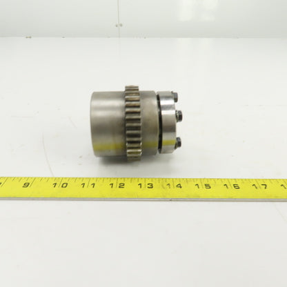 36 Tooth Sprocket Coupling Hub 3" OD 1-3/8" Smooth Bore