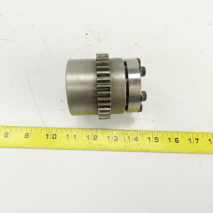 36 Tooth Sprocket Coupling Hub 3" OD 1-3/8" Smooth Bore