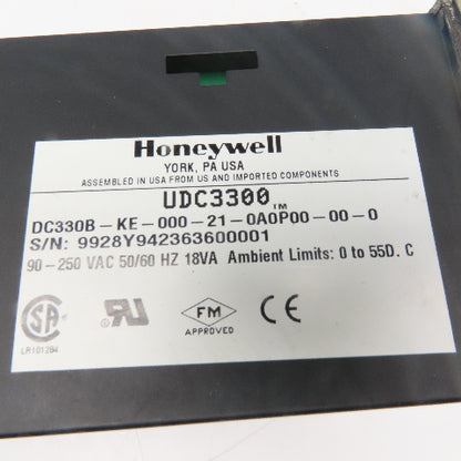 Honeywell UDC3300 Programmable Temperature Controller 90-250VAC