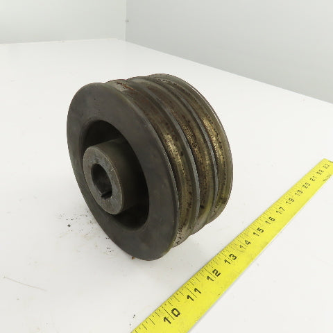 5-5/8" OD 3 Groove A-B V-Belt Pulley 1-1/16" Keyed Bore