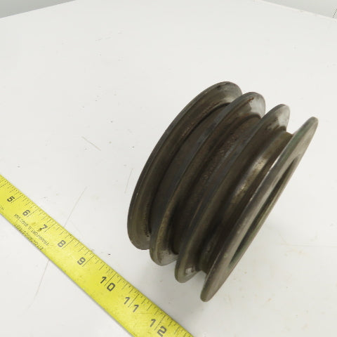 5-5/8" OD 3 Groove A-B V-Belt Pulley 1-1/16" Keyed Bore