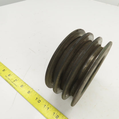 5-5/8" OD 3 Groove A-B V-Belt Pulley 1-1/16" Keyed Bore