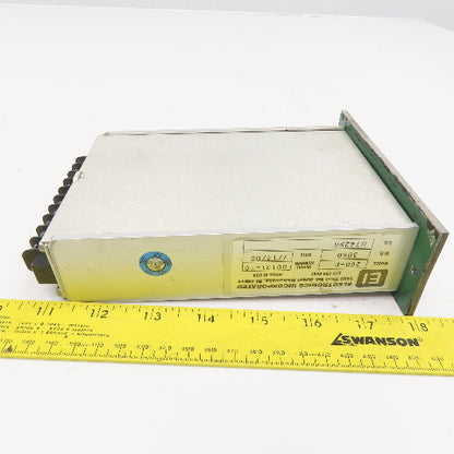 Electronics Inc. Model 260-P Blast Shot Flow Meter