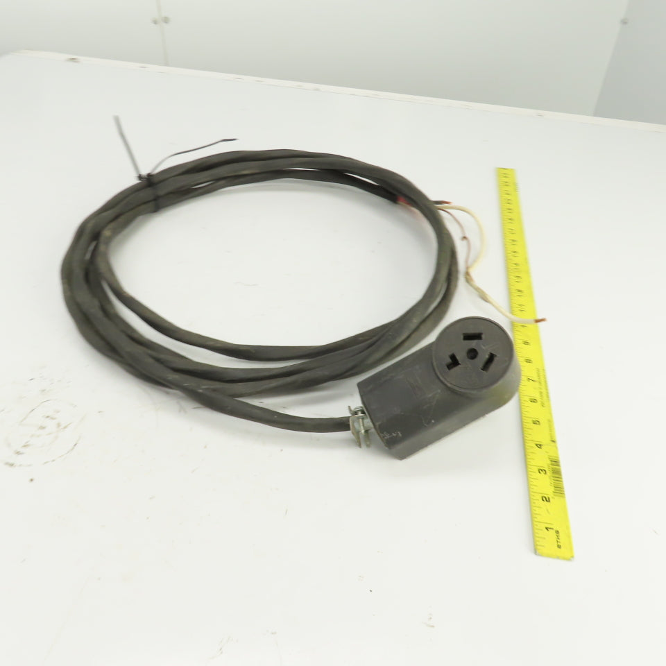 ESSEXEP 8 AWG 3 Conductor Cable W/10AWG Ground Type NM-B 15' W/30A Plug
