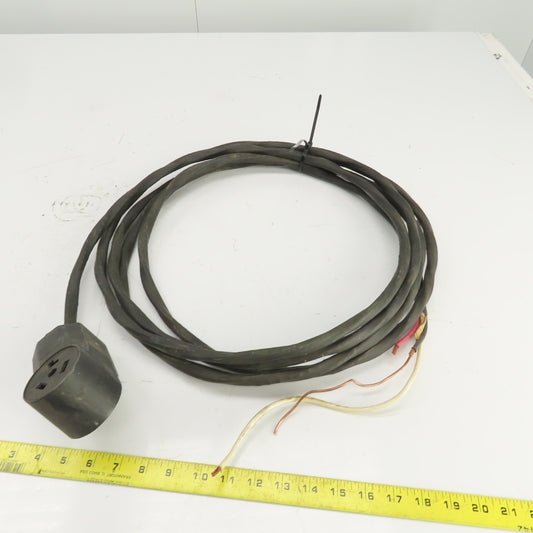 ESSEXEP 8 AWG 3 Conductor Cable W/10AWG Ground Type NM-B 15' W/30A Plug