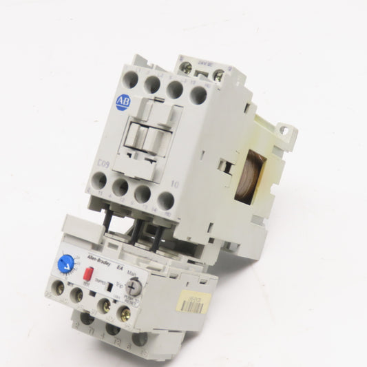 Allen Bradley 100-C09ZJ10 193-EA1DB Contactor 600V 7.5Hp Overload 1-2.9A Trip