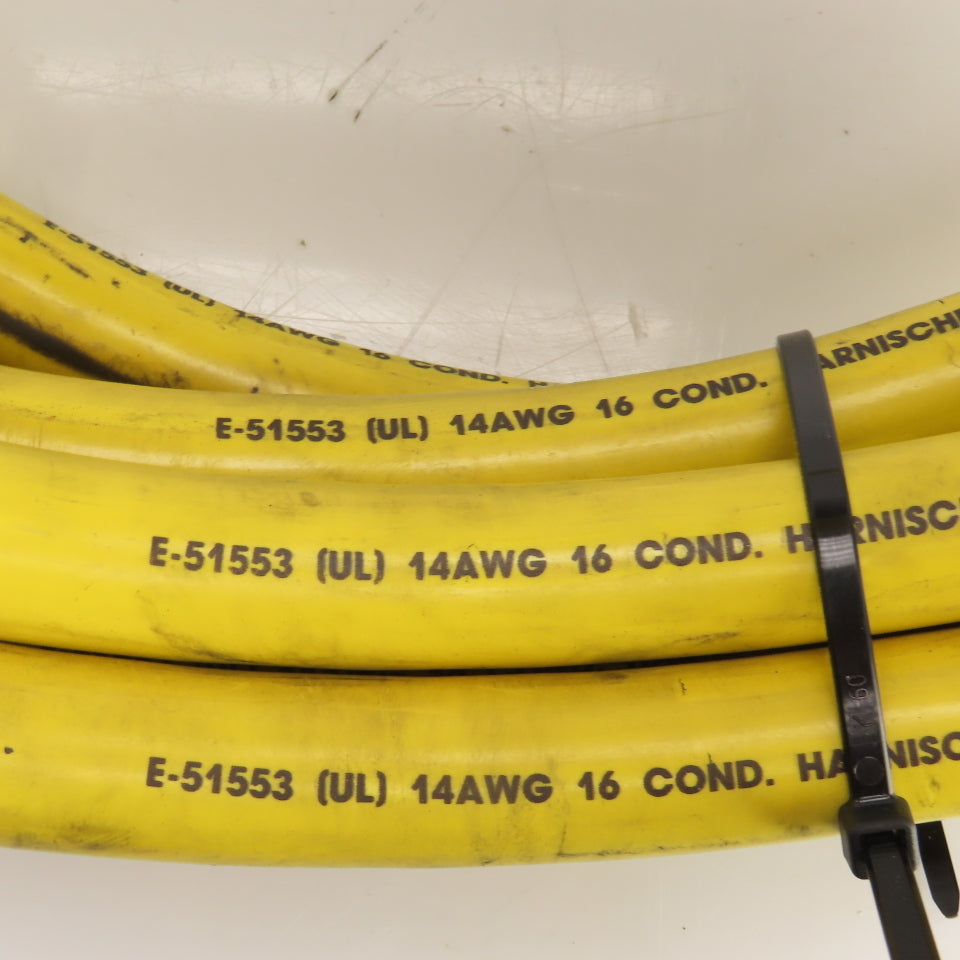 Harnischfeger E-51553 P-H 754 14 AWG 16 Conductor Flexing Cable 600V MTW 19'