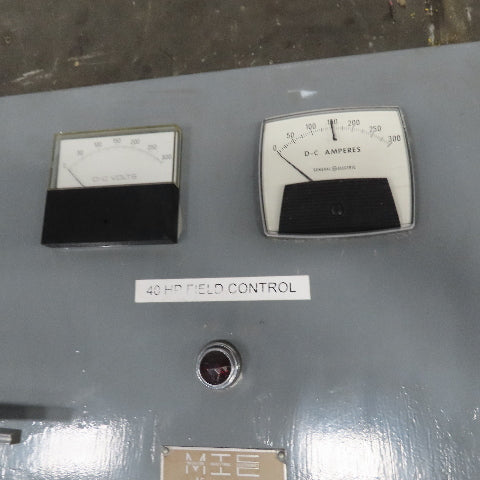 General Electric Type TLC 230VDC 40Hp Absorb Dynamometer Generator W/ Controls