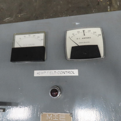 General Electric Type TLC 230VDC 40Hp Absorb Dynamometer Generator W/ Controls