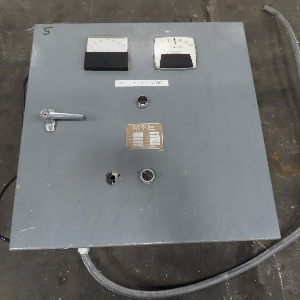 General Electric Type TLC 230VDC 40Hp Absorb Dynamometer Generator W/ Controls