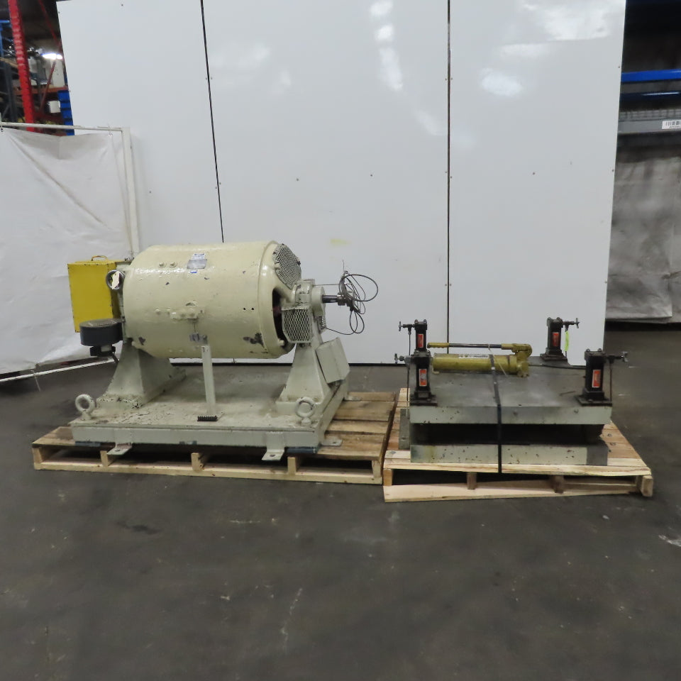 General Electric Type TLC 230VDC 40Hp Absorb Dynamometer Generator W/ Controls