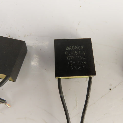 Badger RC-157-V 120VAC Capacitor W/Resistor Lot Of 4