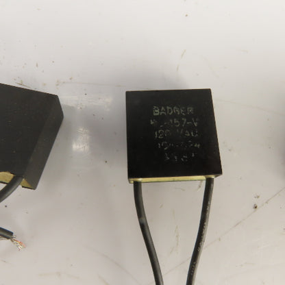 Badger RC-157-V 120VAC Capacitor W/Resistor Lot Of 4