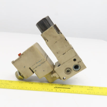 MAC 252B-526AAAA 2 Position Pneumatic Solenoid W/ Regulator 0-120 PSI 24VDC