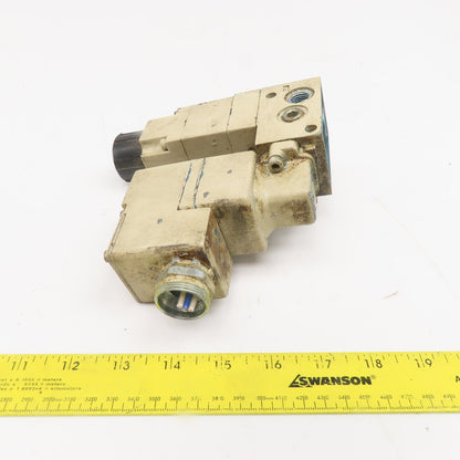 MAC 252B-526AAAA 2 Position Pneumatic Solenoid W/ Regulator 0-120 PSI 24VDC