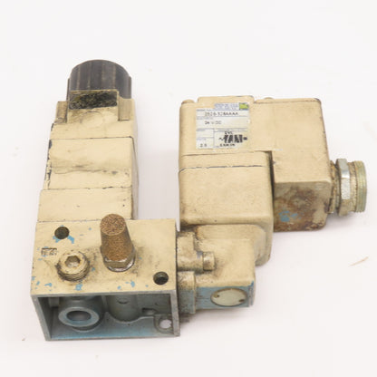 MAC 252B-526AAAA 2 Position Pneumatic Solenoid W/ Regulator 0-120 PSI 24VDC