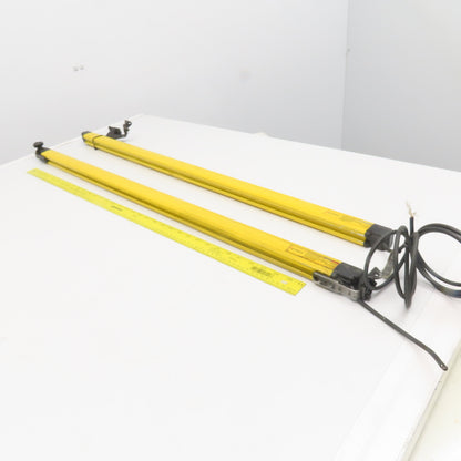 Keyence GL-R52H-T GL-R52H-R Safety Light Curtain Transmitter Receiver Set 24VDC