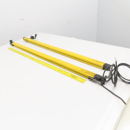 Keyence GL-R52H-T GL-R52H-R Safety Light Curtain Transmitter Receiver Set 24VDC